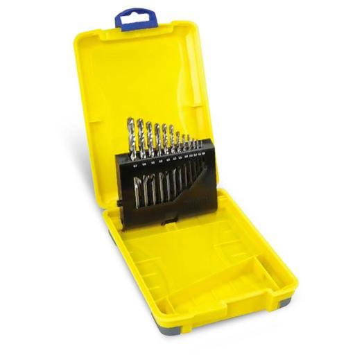 Bordo 2007-M1 12pce Metric 1.0mm - 6.5mm Bright HSS Jobber Set in ABS Plastic Case 