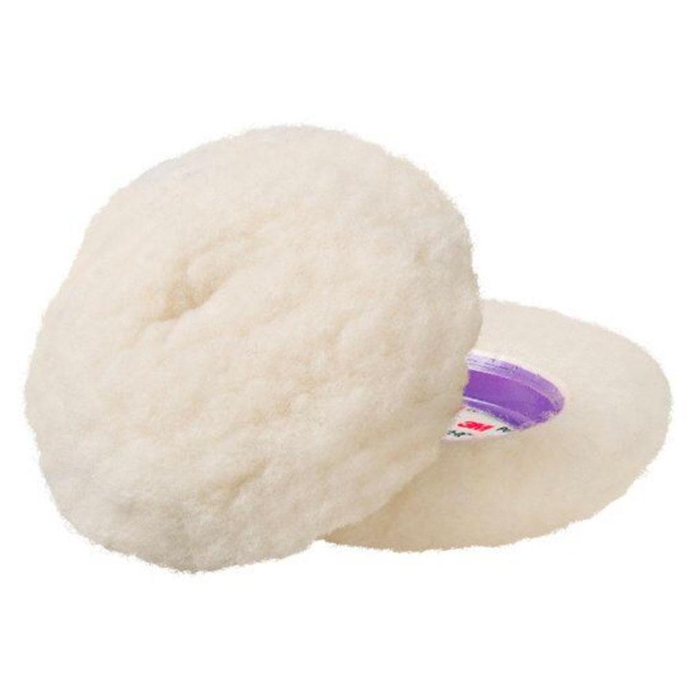 3M 60455084792 (30040) 100mm Low Lint Wool Buff Pad