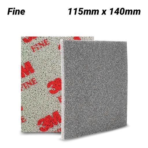 3M 7000043358 (XC003406375) 115mm x 140mm 3809 Fine Soft Back Sanding Sponge