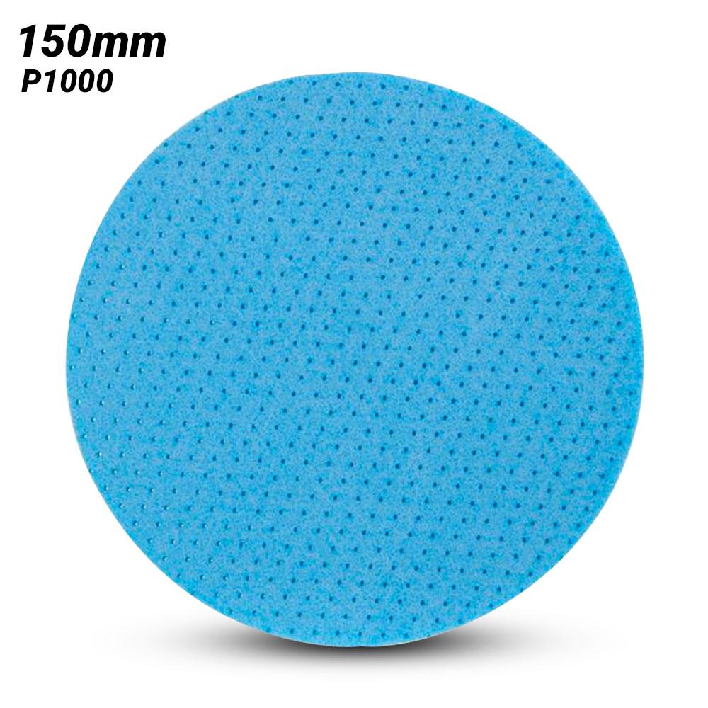 3M 7100100147 (UU006389025) 150mm P1000 Grit Hookit Flexible Abrasive Foam Disc – image 1