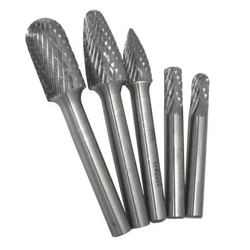 PFERD 26005693 5pce 1/4" Shank Burr Set - Tungsten Carbide – image 2