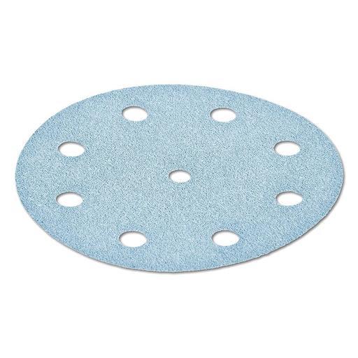 Festool STF D125/90 P240 GR/100x (497173) 100-Pack 125mm (5") 9 Hole P240 Grit Granat Abrasive Discs – image 2