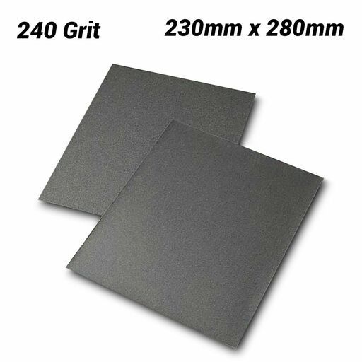 3M GC074317014 (734) 230mm x 280mm Wetordry 734 P240 Paper Sheets