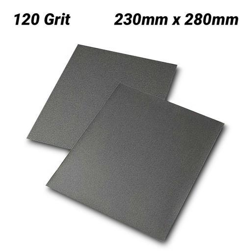 3M GC800316496 (734) 230mm x 280mm Wetordry 734 P120 Paper Sheets