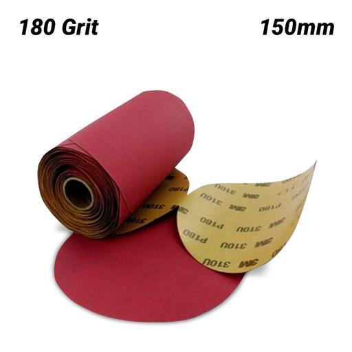 3M GC801069383 (310U) 150mm (6") Stikit 310U 180 Grit Plain Paper Disc