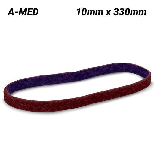 3M AC010593351 10mm x 330mm ScotchBrite AMED Durable Flex Belt