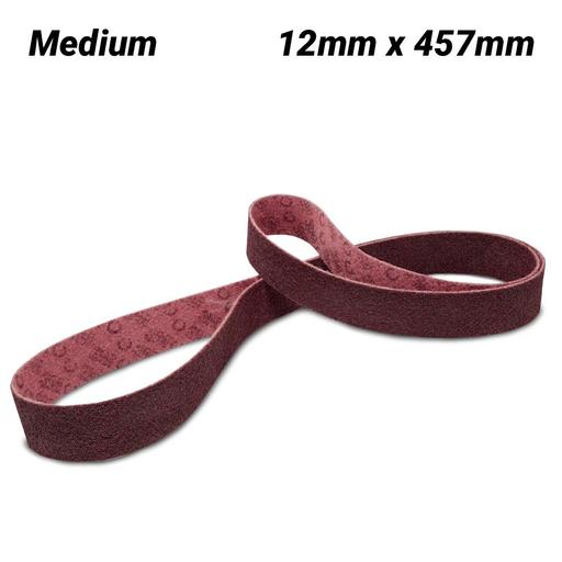 3M 7012876819 (AC010611096) 12mm x 457mm Scotch-Brite A-MED Surface Conditioning Belt
