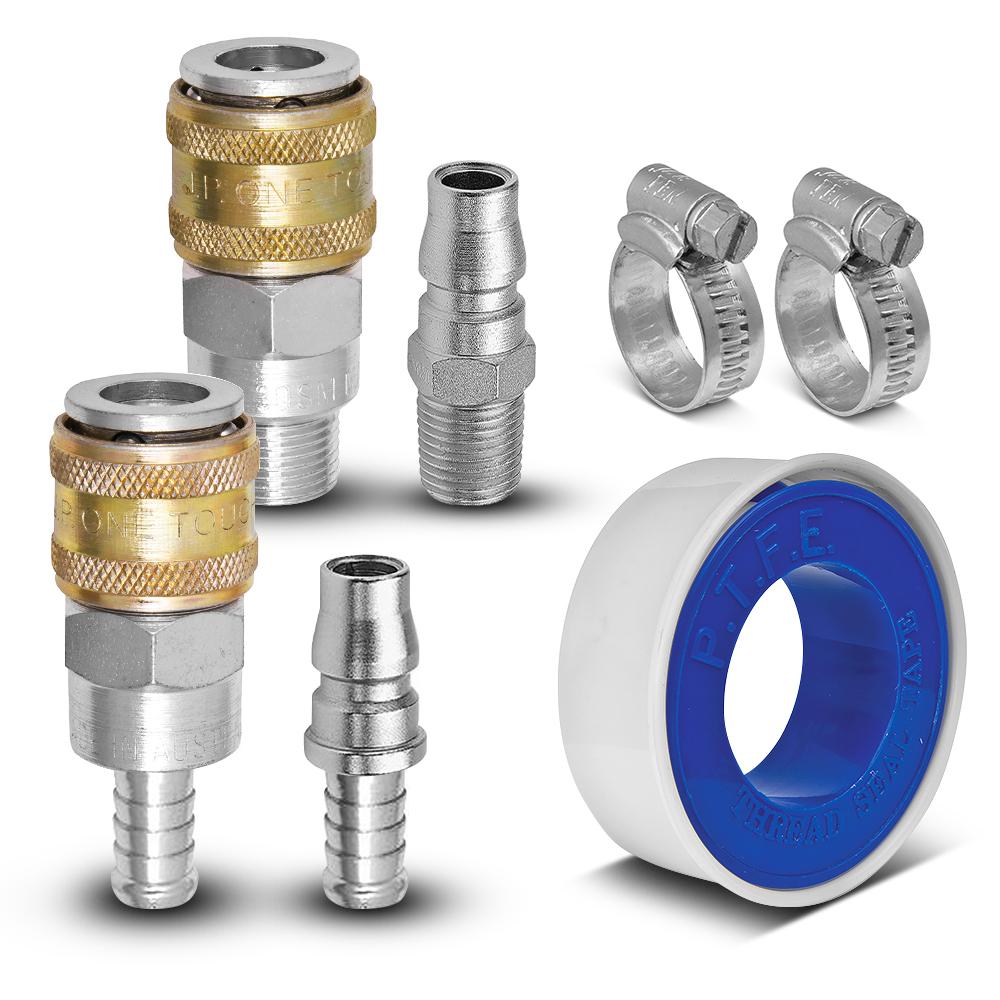 Jamec-Pem 70.0034 1/4" Nitto Equivalent Unfitted Air Hose Coupling Kit – image 1