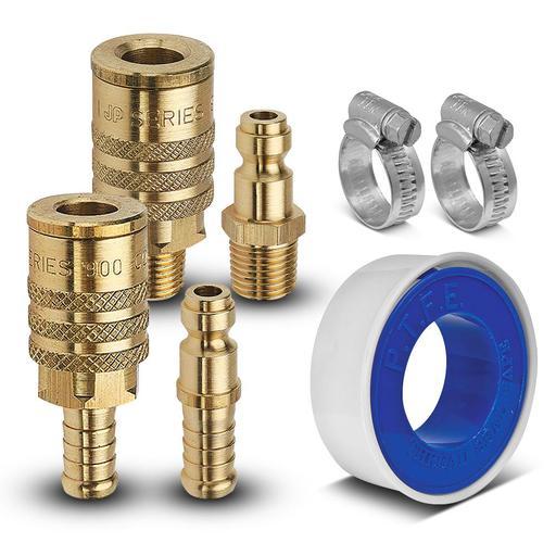 Jamec-Pem 70.0078 1/4" Ryco Equivalent Unfitted Air Hose Coupling Kit