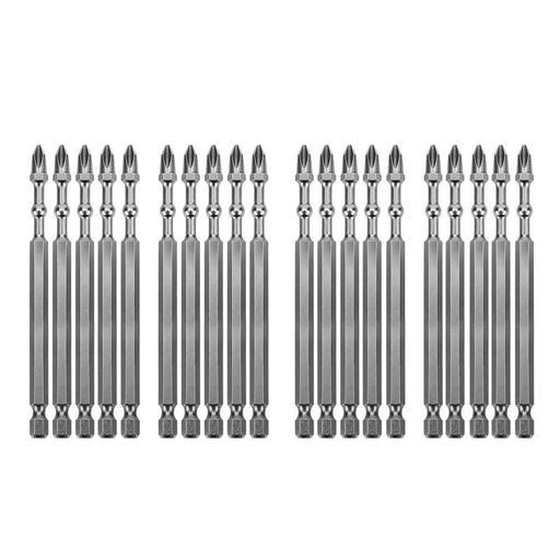 Xtorque XBB10020 20-Pack 100mm PH2 Platinum Torsion Impact Ball Driver Bits - MADE IN JAPAN – image 2