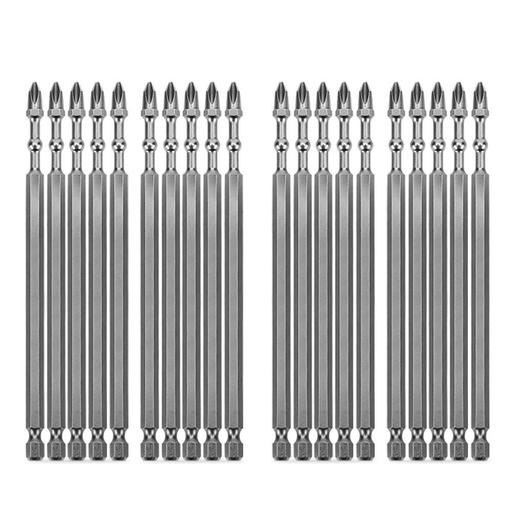 Xtorque XBB15020 20-Pack 150mm PH2 Platinum Torsion Impact Ball Driver Bits - MADE IN JAPAN – image 2