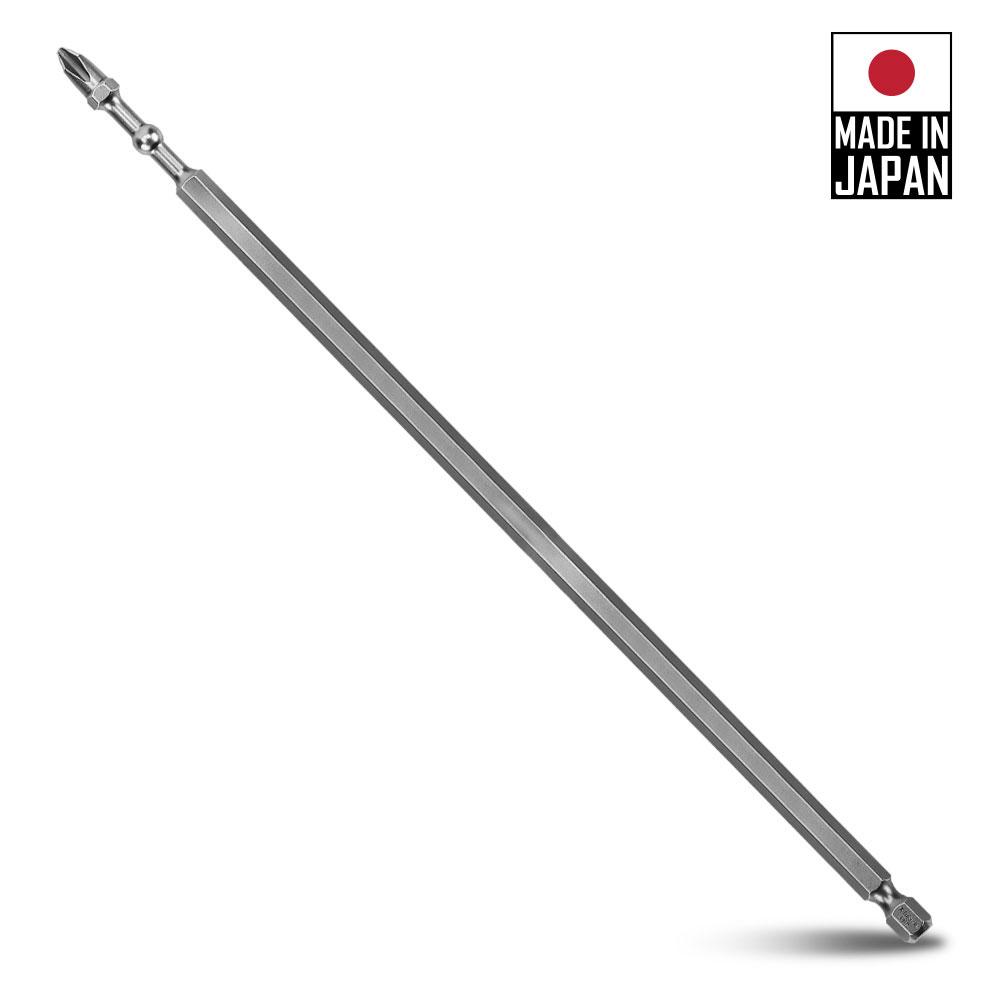 Xtorque XBB3001 300mm PH2 Platinum Torsion Impact Ball Driver Bits - MADE IN JAPAN – image 3