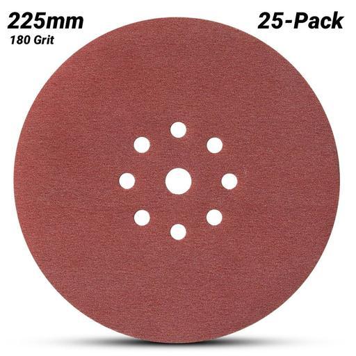 Makita B-68410 25-Pack 225mm (8-3/4") 180 Grit Drywall Sanding Disc
