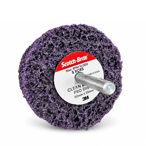 3M 7012881508 (AT019439713) 60mm x 25mm Scotch-Brite S XCRS Clean & Strip Pro Spindle Disc – image 2
