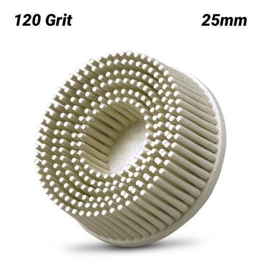 3M 7000000741 (61500129954) 25mm (1") Scotch-Brite Roloc 120 Grit Bristle Disc
