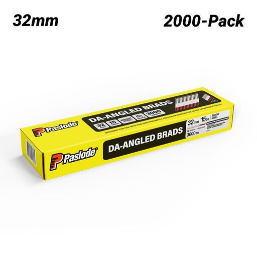Paslode B20170 3000-Pack DA15 32mm 15 Gauge Bright Brad Nails