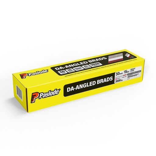 Paslode B20179 3000-Pack DA21 50mm 15 Gauge Bright Brad Nails – image 2
