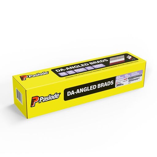 Paslode B20200 3000-Pack DA25 65mm 15 Gauge Electro Galvanised Brad Nails – image 2