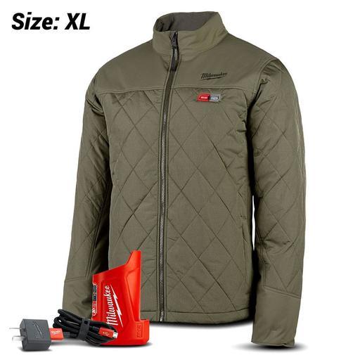 Milwaukee M12HJMOGX-0 12V Li-ion Cordless AXIS Olive Green Heated