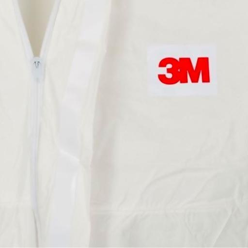 3M 7100040086 (UU001501582) Protective Coverall 4540+ Type 5/6 White and Blue - Size XL – image 3