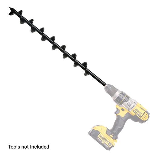 Power Planter 224HD 24" X 2" Hardened Steel Garden Auger suits 18V – image 3
