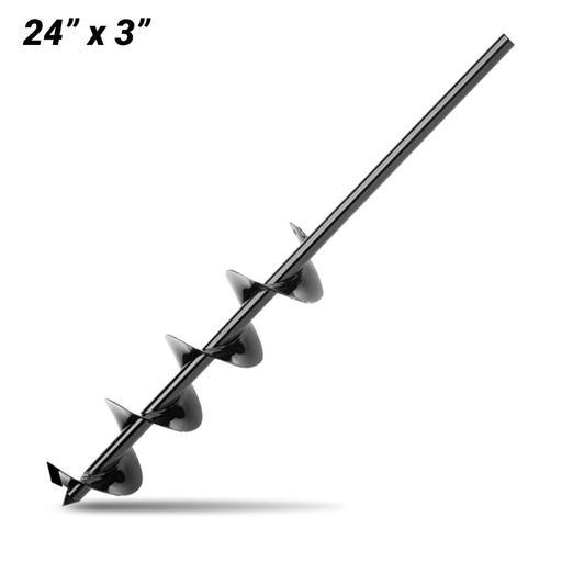 Power Planter 324HD 24" X 3" Hardened Steel Garden Auger suits 18V
