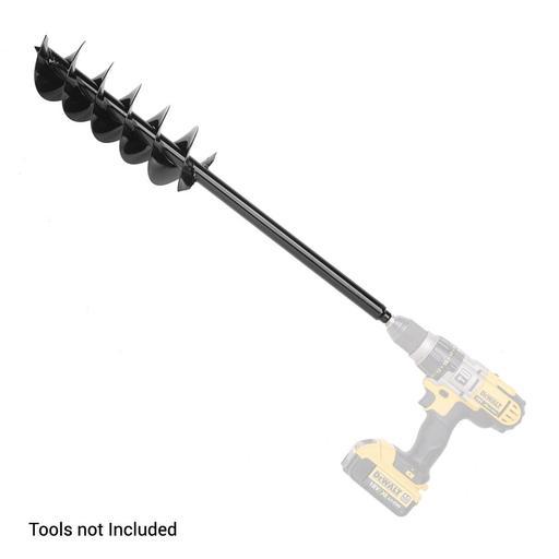 Power Planter 428THD 28" X 4" Hardened Steel Garden Auger suits 54V – image 3
