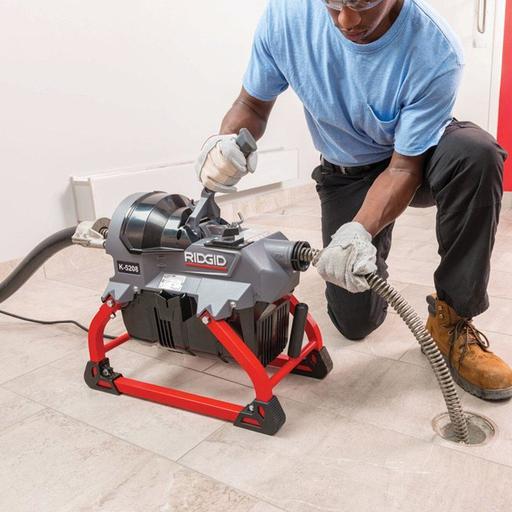 Ridgid K-5208 (64248) Drain Cleaner Machine with C-11 Cables, A-8 Cable Carrier & Toolbox – image 15