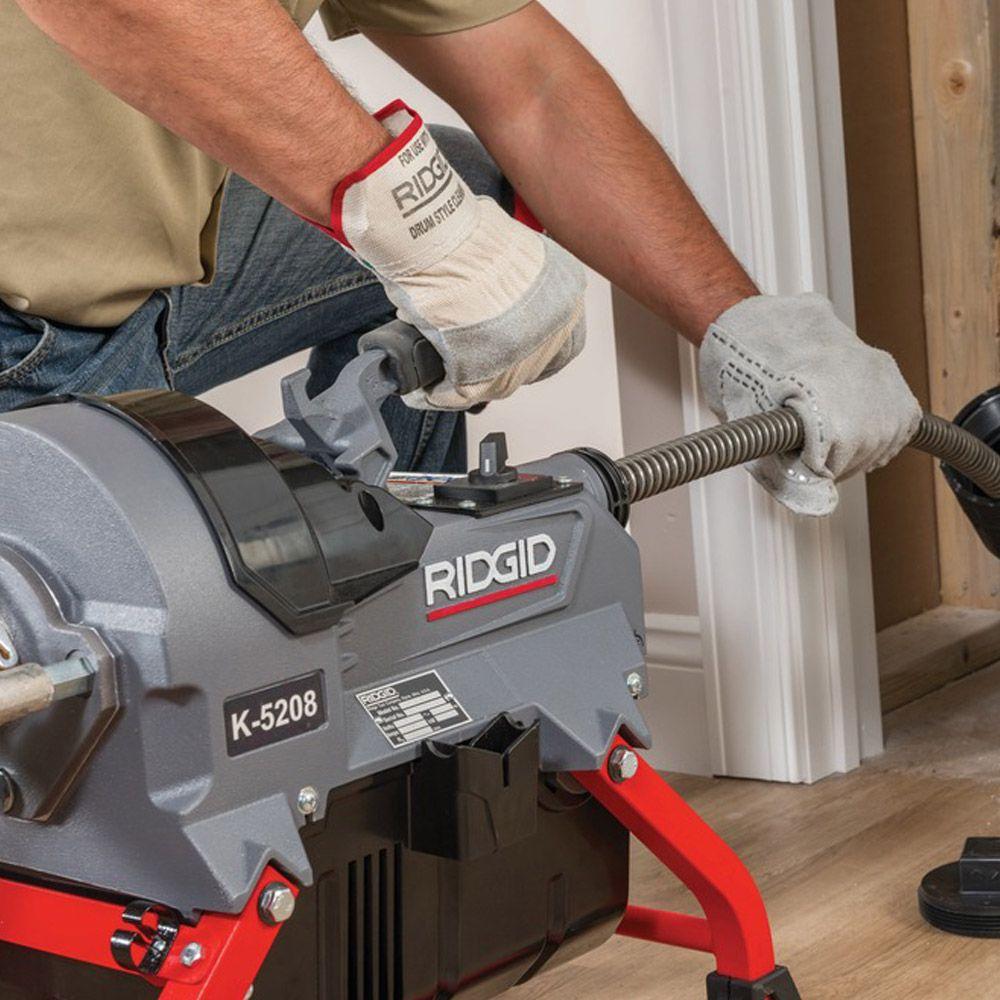 Ridgid K5208 (64248) Drain Cleaner Machine with C11 Cables, A8 Cable