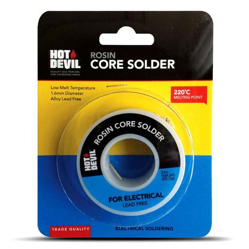 Hot Devil HDRCS 1.6mm Rosin Core Electrical Solder 