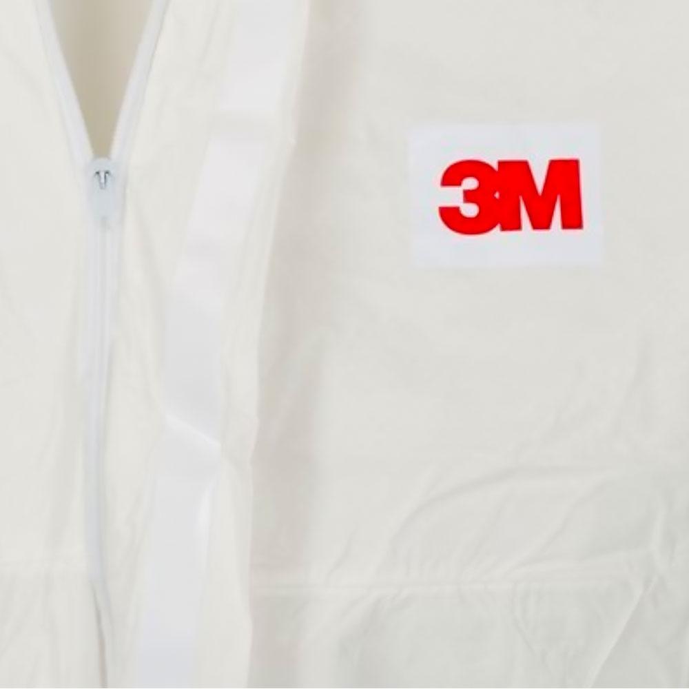 3M 7100040416 (UU001501574) Protective Coverall 4540+ Type 5/6 White and Blue - Size L – image 3