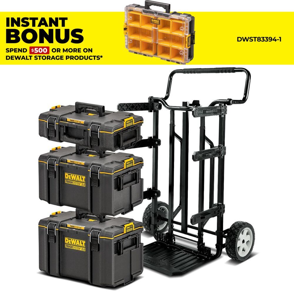 DeWalt DWST83401-1 TOUGHSYSTEM 2.0 4-in-1 Stackable Storage Tool Box System – image 1