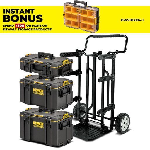 DeWalt DWST83401-1 TOUGHSYSTEM 2.0 4-in-1 Stackable Storage Tool Box System
