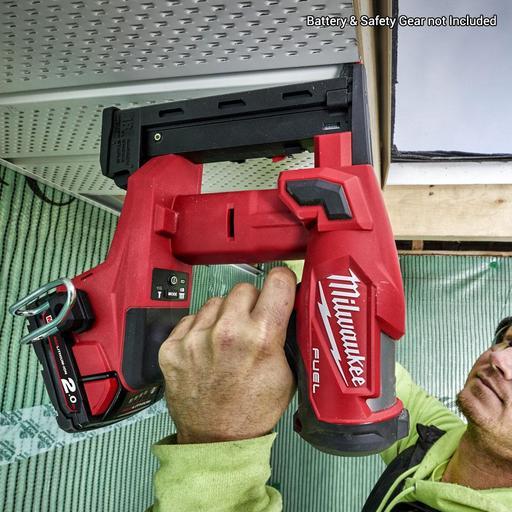 Milwaukee M18FNCS18GS-0 18V Li-ion Cordless Fuel 18GA Narrow Crown Stapler Gun - Skin Only – image 8