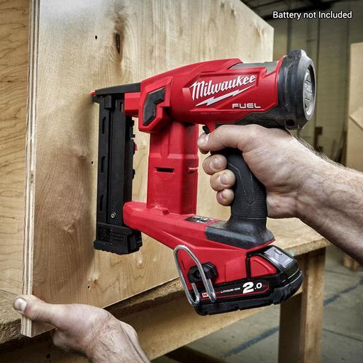 Milwaukee M18FNCS18GS-0 18V Li-ion Cordless Fuel 18GA Narrow Crown Stapler Gun - Skin Only – image 9