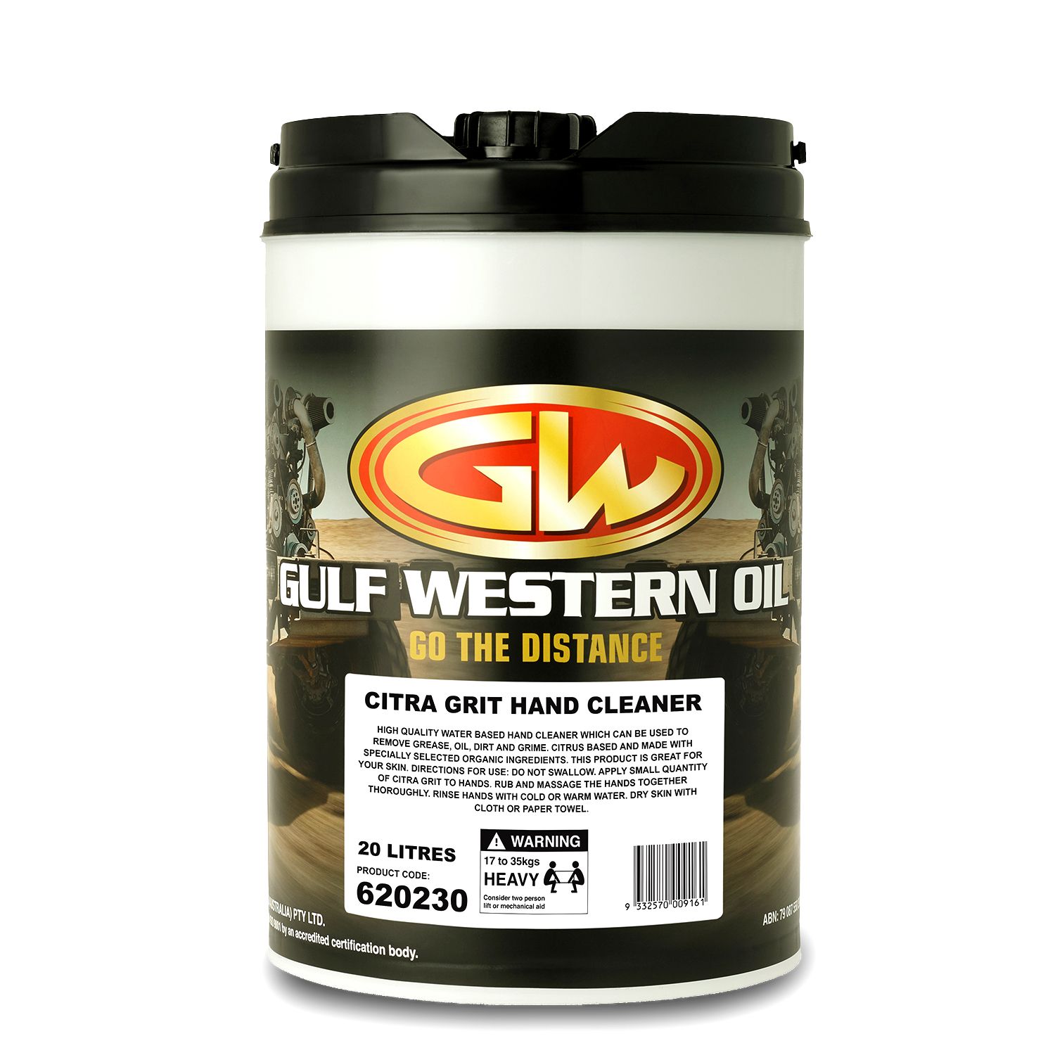 Gulf Western 620230 20 Litre Citra Grit Hand Cleaner – image 2
