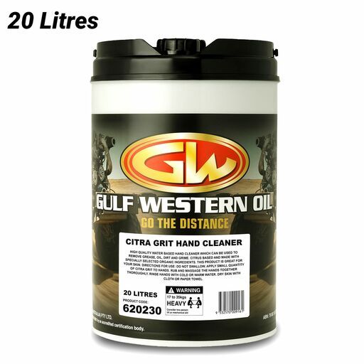 Gulf Western 620230 20 Litre Citra Grit Hand Cleaner