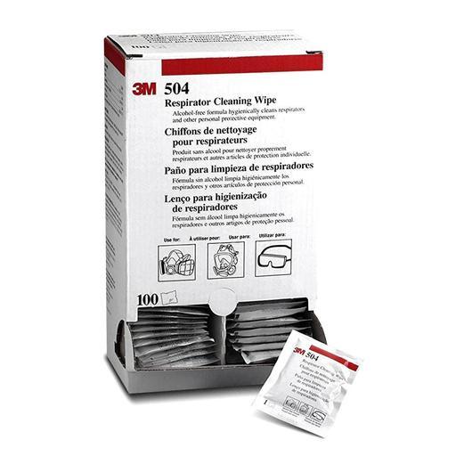 3M 7000001938 (AT010587411) 100-Pack Respirator Cleaning Wipes – image 2