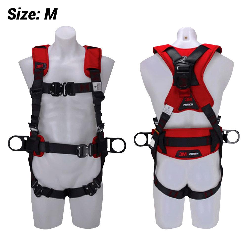 3M 7100246038 (AT010644386) PROTECTA X All Purpose Red & Blach Harness with Padding (MEDIUM) – image 1