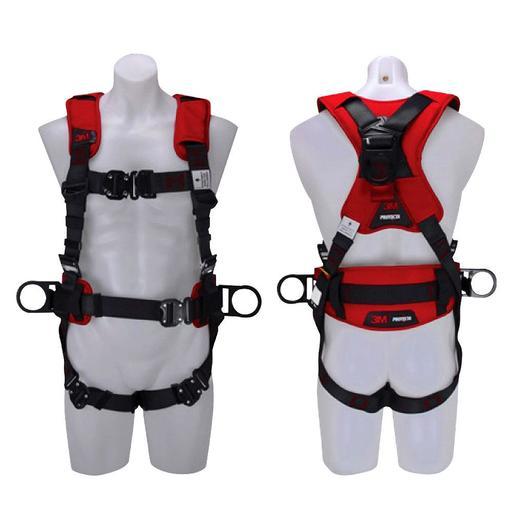 3M 7100246040 (AT010644394) PROTECTA X All Purpose Red & Blach Harness with Padding (LARGE) – image 2