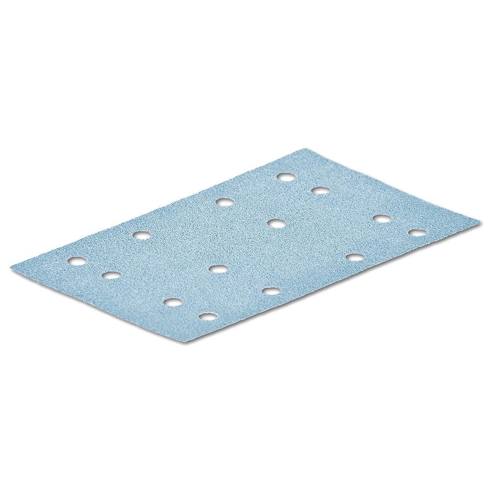 Festool 497120 (STF 80 x 133 P120 GR/100x) 100-Pack 80mm x 133mm 14 Hole P120 Grit Granat Abrasive Sheets – image 2