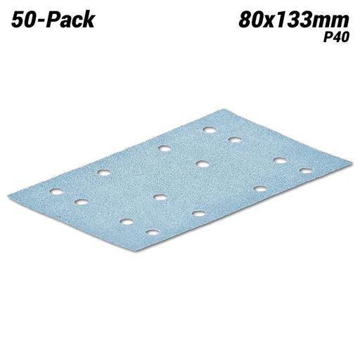 Hoja de lijar STF 80x133 P40 GR/10 Granat