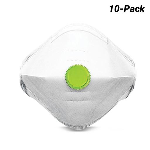 iQuip 32DMP2V 10-Pack P2 Particulate Dust & Mist Respirator Mask with Valve – image 3