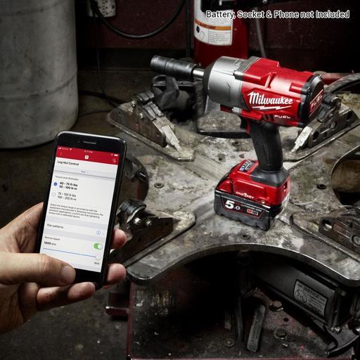 Milwaukee M18ONEFHIWF12E-0 18V Li-ion Cordless Fuel ONE-KEY 1/2" Extended Anvil High Torque Impact Wrench - Skin Only – image 7