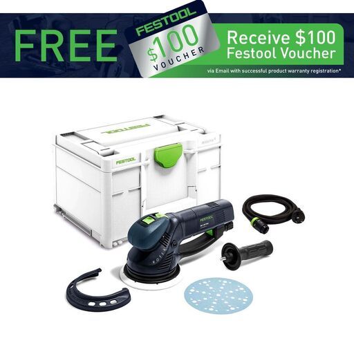 Festool RO 150 FEQ-Plus (576019) 720W 150mm (6") 3-in-1 ROTEX Random Orbital Sander with Systainer