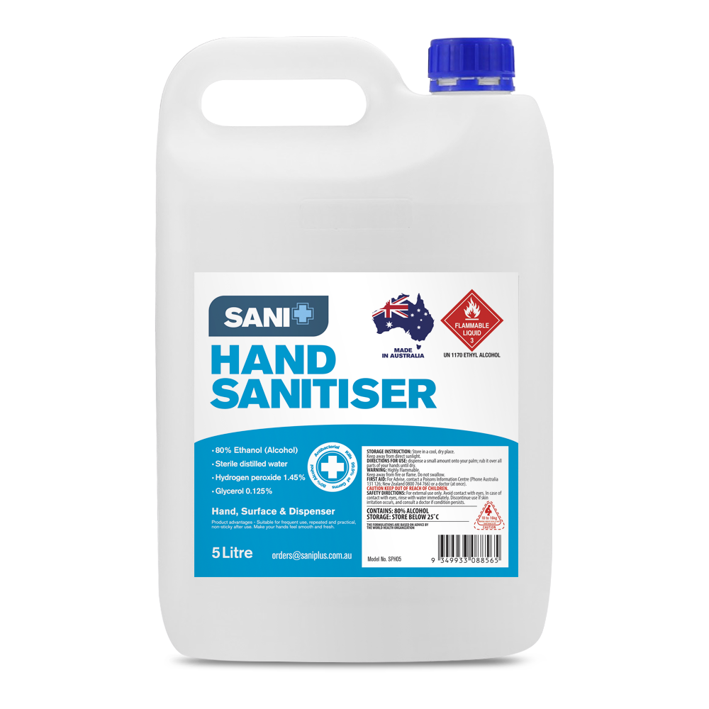 SaniPlus SPH05 5L Hospital & Health Care Antibacterial Hand, Surface ...