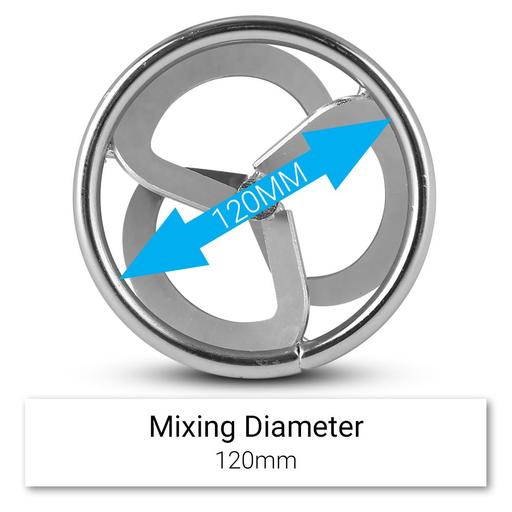 Bayer BMD120 600mm x 120mm Professional Stirrer Mixer Paddle Downward M14 to suit BM1600 – image 3