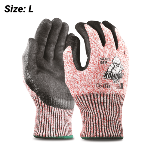 TGC 620603 KOMODO Safety Cut 5 Gloves (Large)
