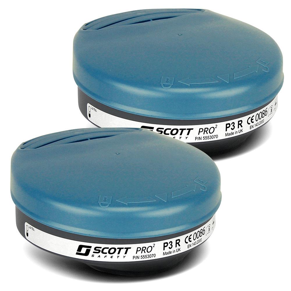 3M XP100149820 2-Pack Pro² Respirator Mask Filters to suit Promask Twin and Profile² Masks – image 1