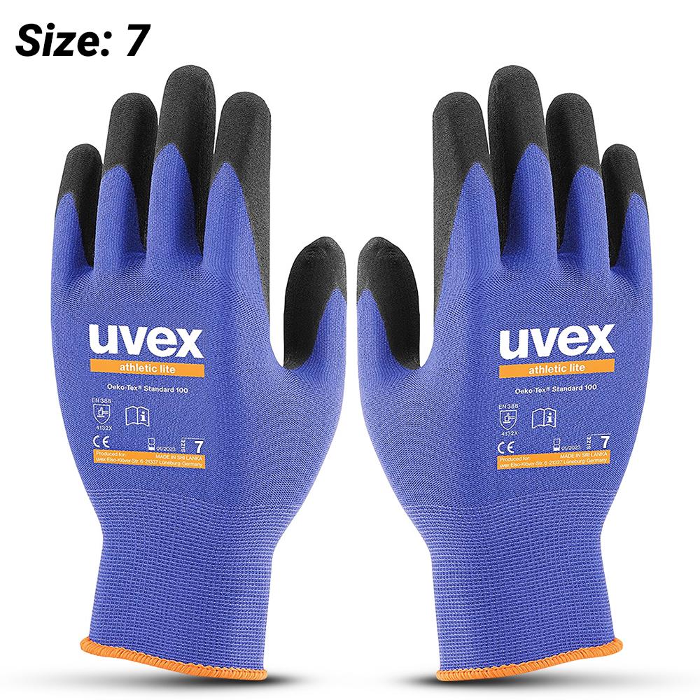 Uvex 6002707 Athletic Lite NBR Palm Gloves (SIZE 7) – image 1